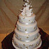 4 tier Round Wedding Cake