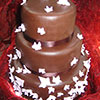 3 Tier Chocolate Wedding Cake
